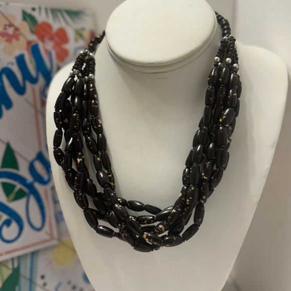 Minimal Necklace, Statement COLLAR, Thin Multilayered - Picture 10 of 11